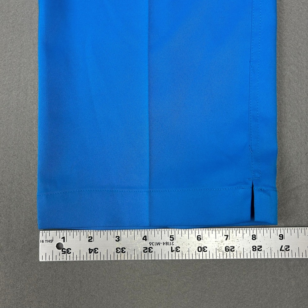 Nike Golf Dri-FIT Flat Front Trousers Men 34x32 Blue 472532-406 - Picture 6 of 13